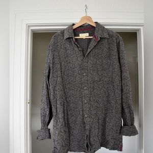 Vintage Button Down Pattern Shirt